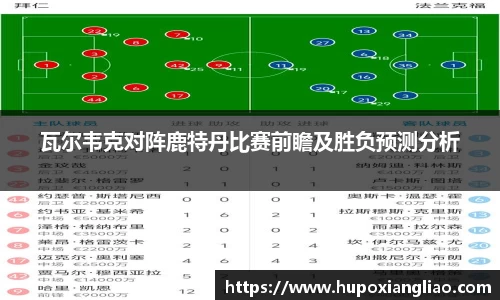 瓦尔韦克对阵鹿特丹比赛前瞻及胜负预测分析
